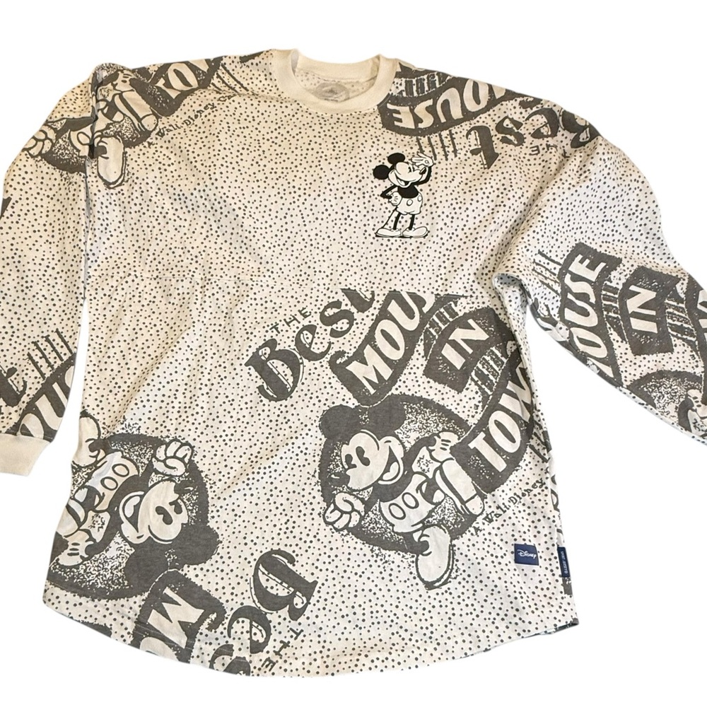 Disney Mickey Mouse Spirit Jersey - Black & White